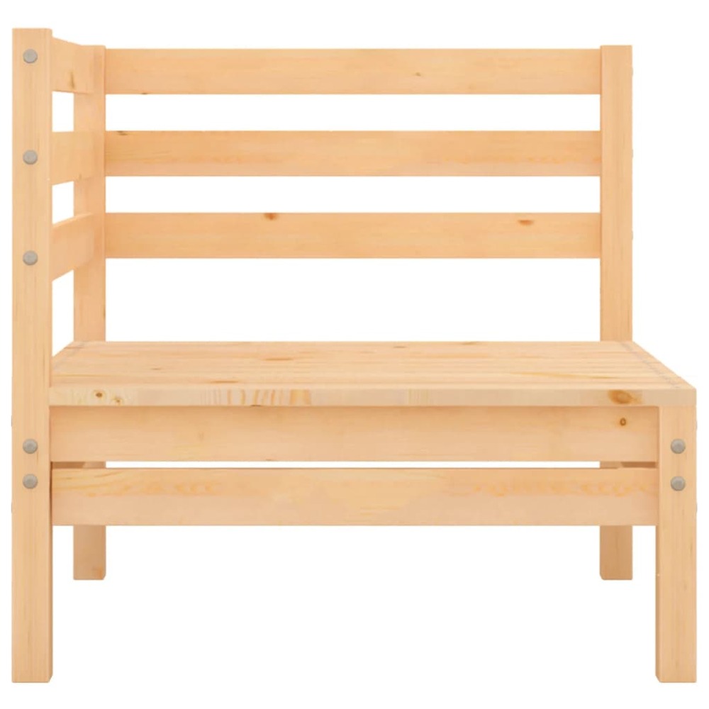 Salon de jardin meuble d'extérieur ensemble de mobilier 4 pièces bois de pin massif