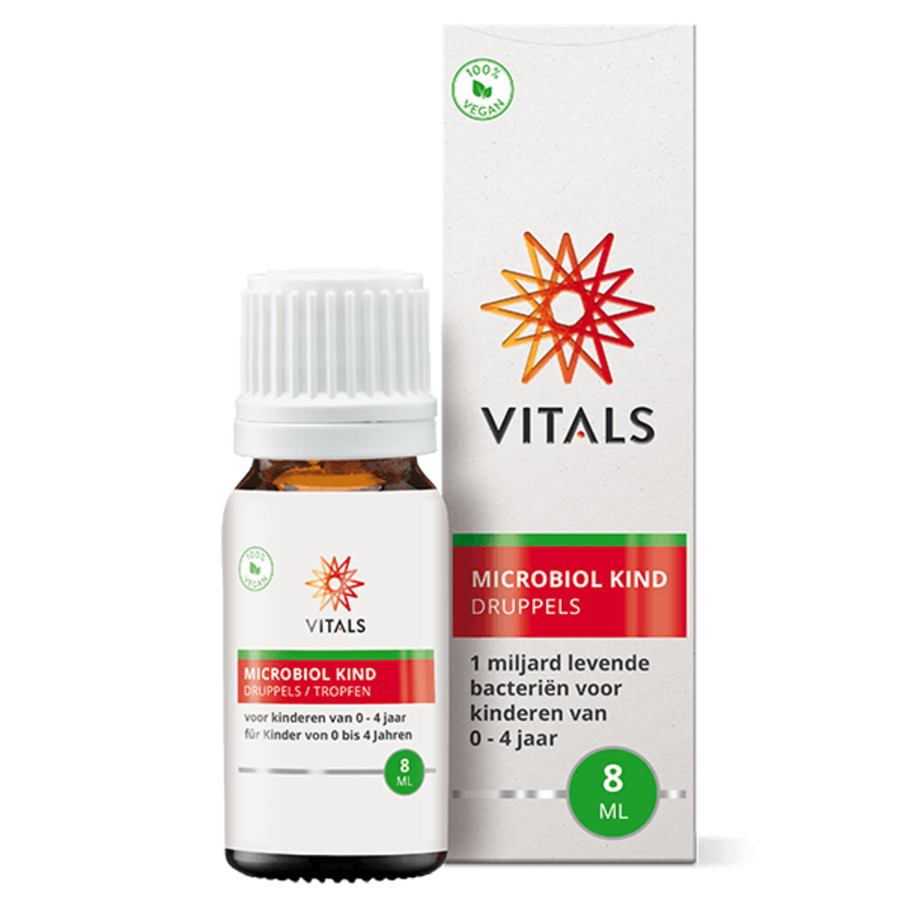 Vitals Microbiol Kind 0-4 Jaar Druppels8 ml
