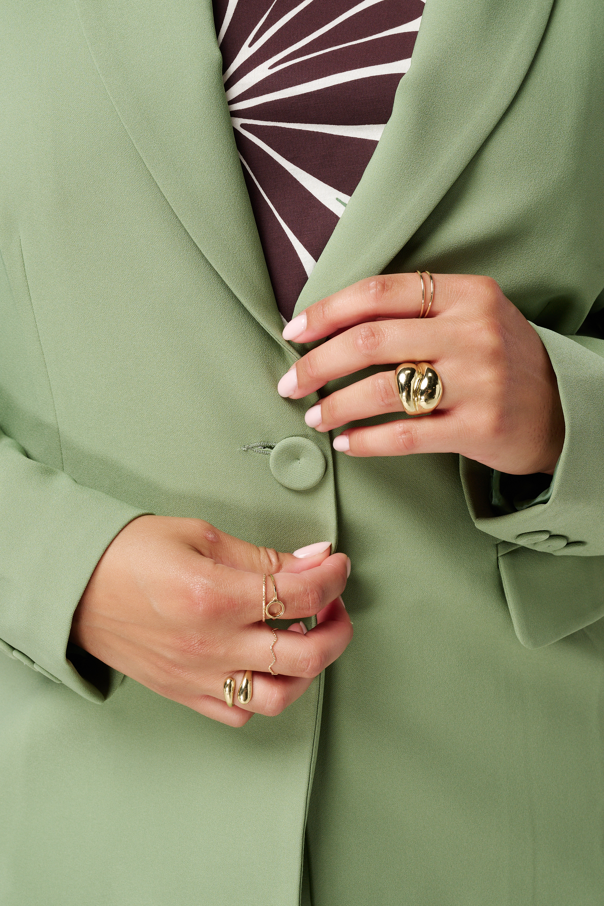 Klassieke blazer Mint