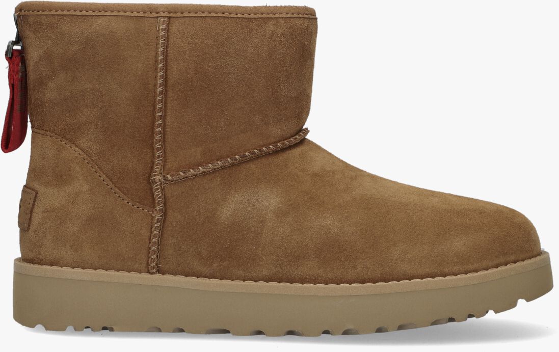 UGG camel ugg vachtlaarzen w classic mini logo zip
