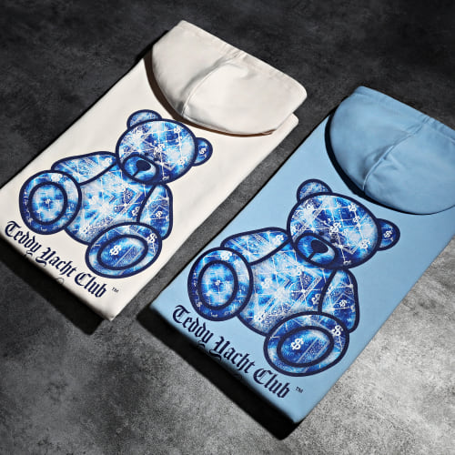 Sweat Capuche Maison De Couture Blue Sapphire Beige