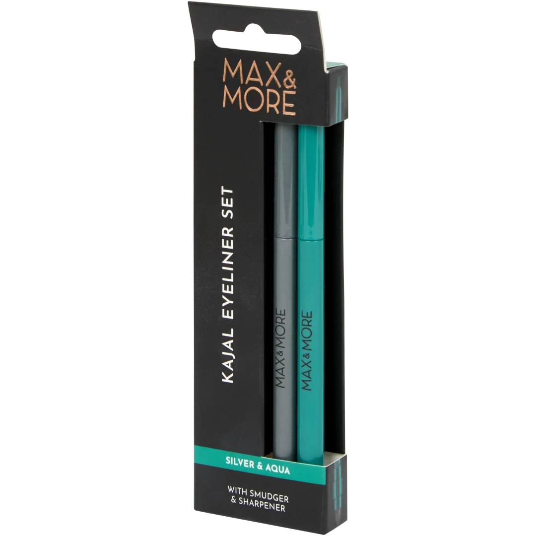 Max & More kajal eyeliners 2 stuks | diverse kleuren