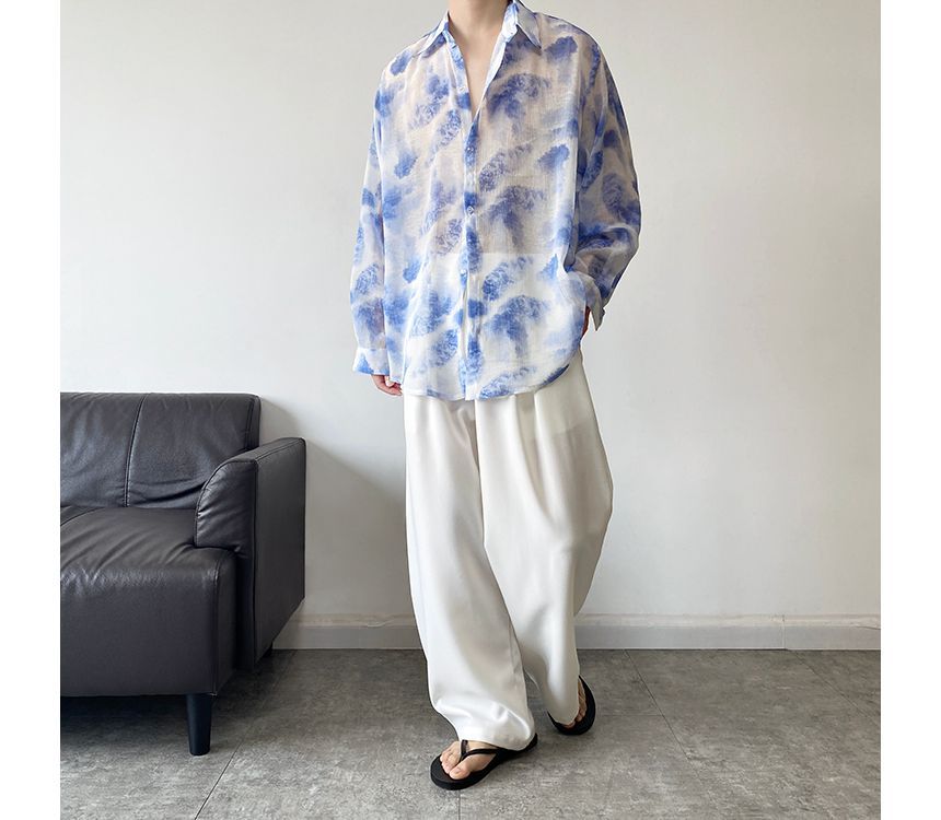 Bjorn - Tie Dye Sheer Shirt