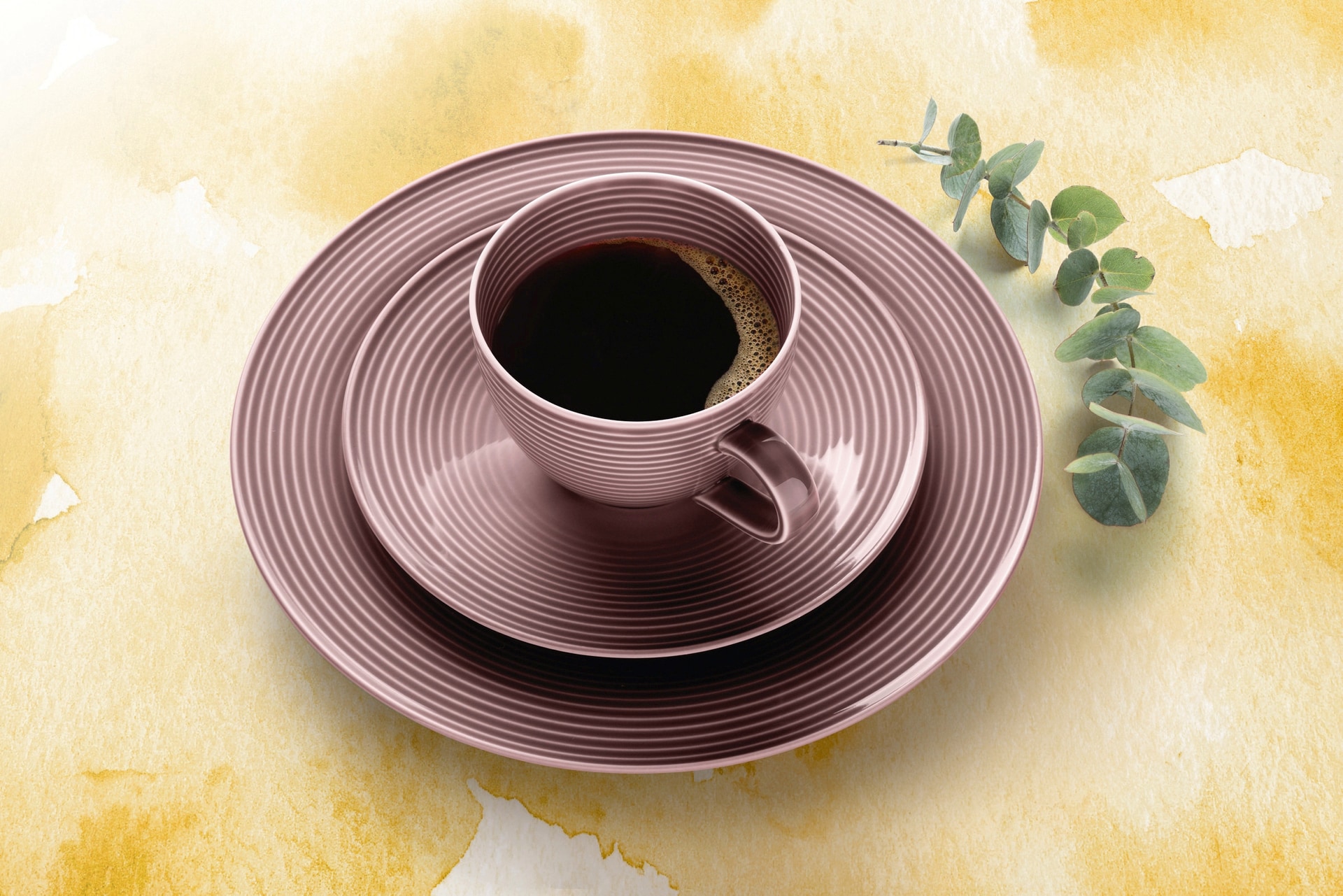 Seltmann Weiden Kaffeetasse BEAT 6er Set 260 ml Altrosa
