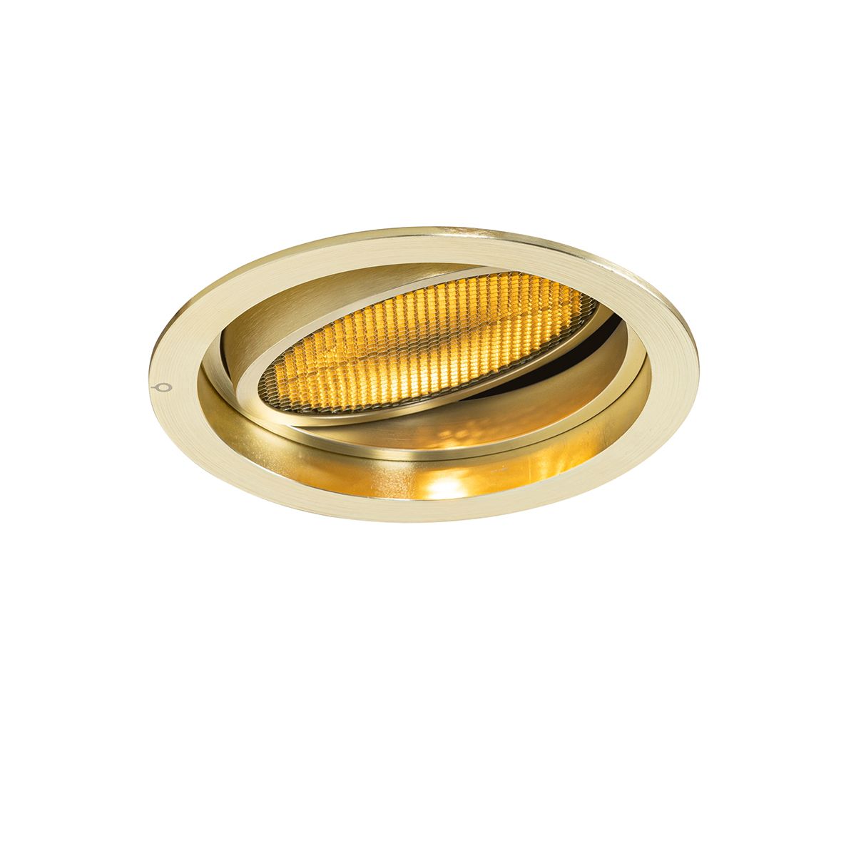 Set van 6 Moderne inbouwspot goud verstelbaar - Coop 111 Honey
