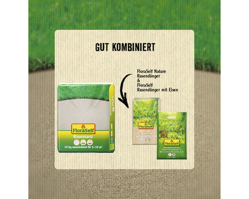 Gazonmeststof met ijzer FloraSelf 4 kg 100 m²