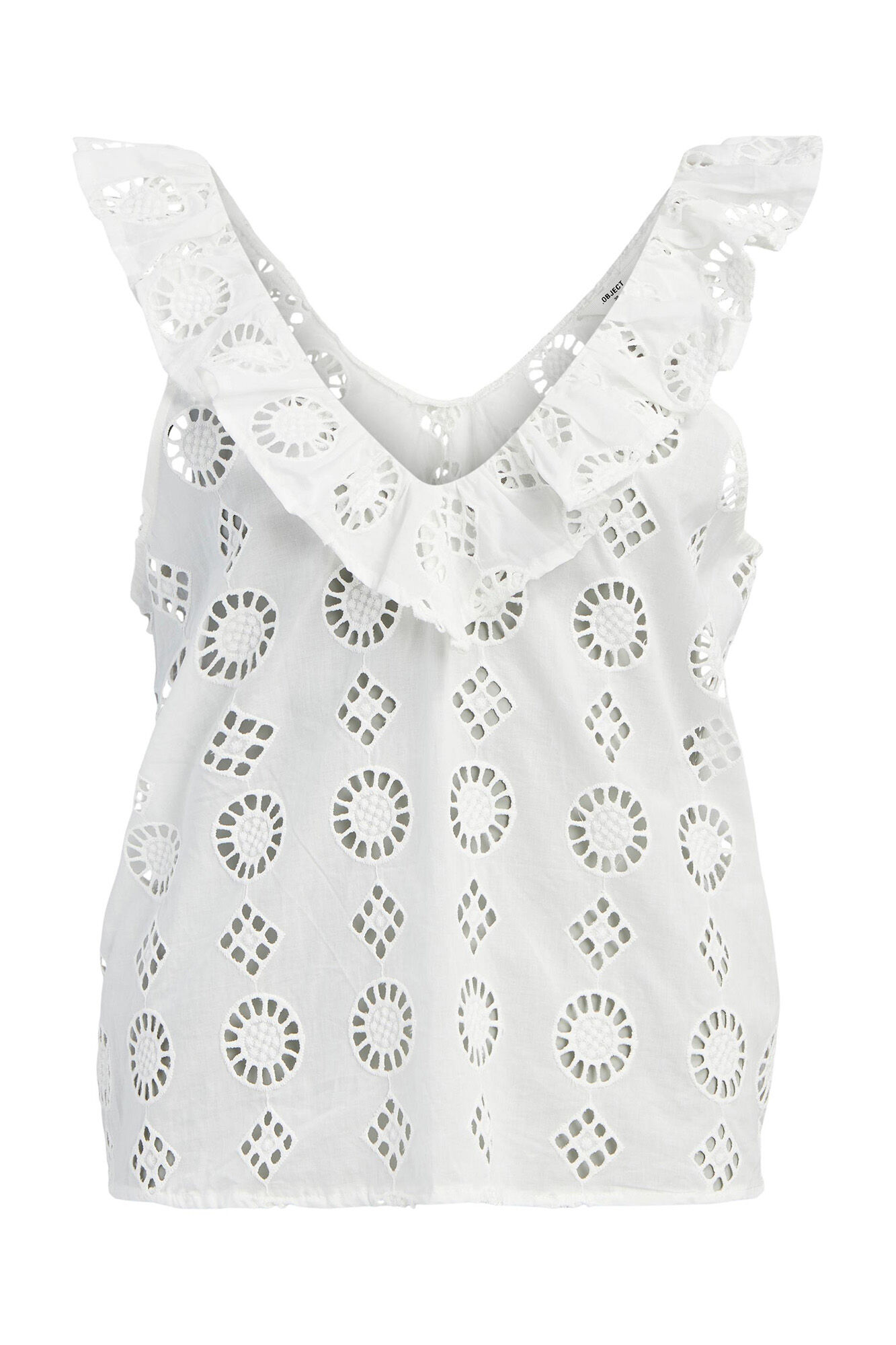 Blusa com babados - Branca