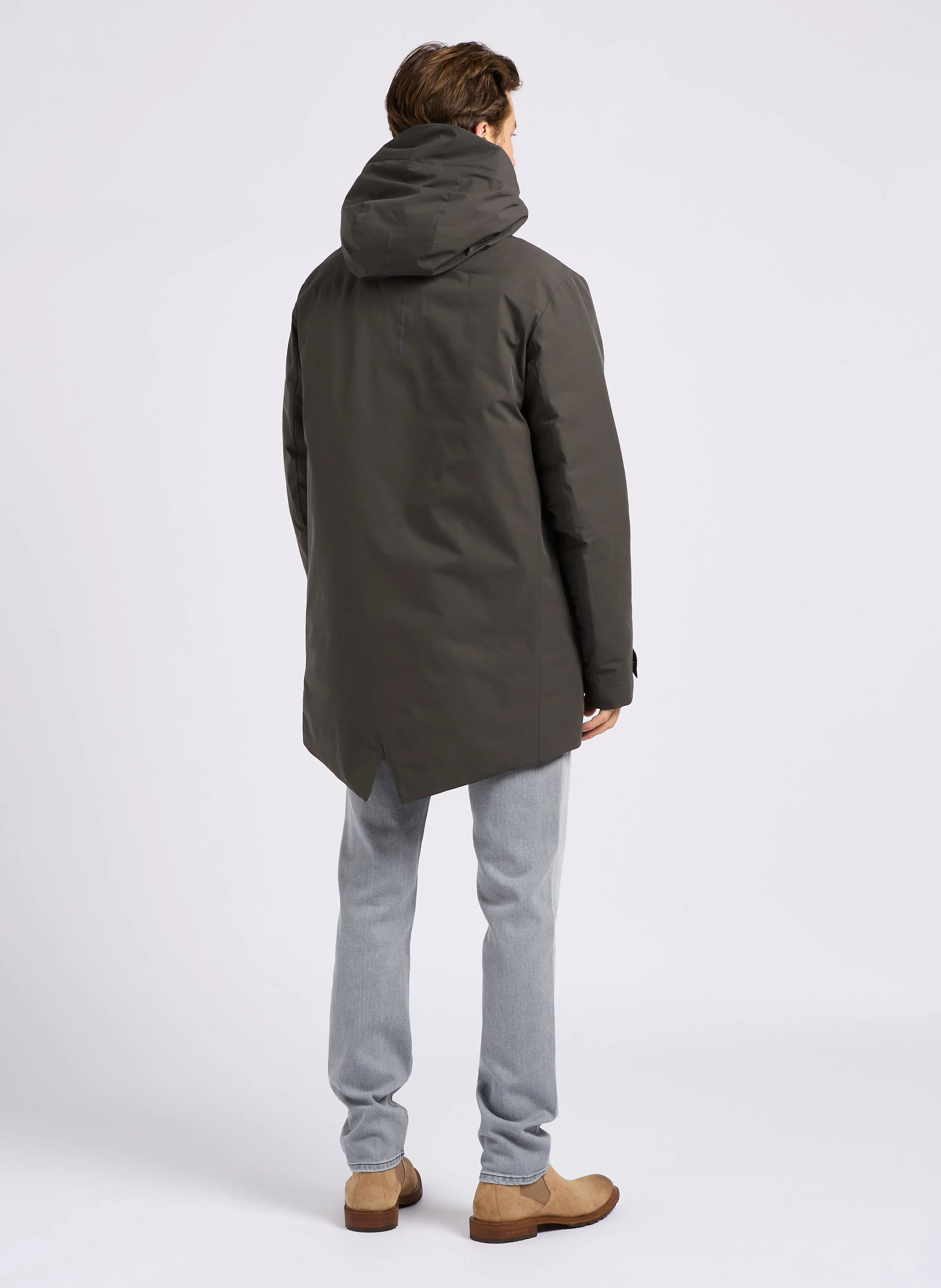 Jean slim en coton mélangé | Gris