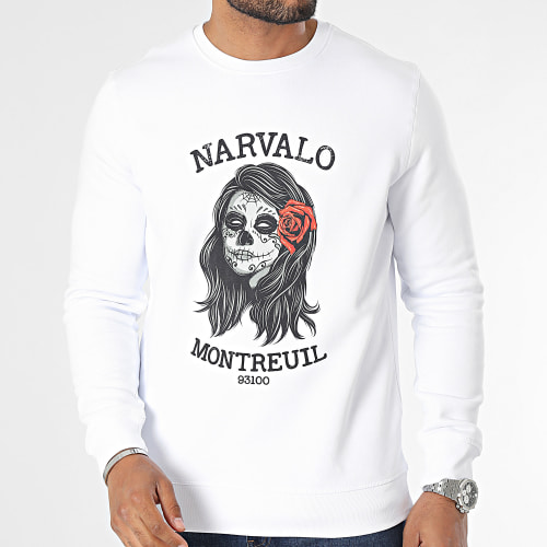 Sweat Crewneck Narval Montreuil Blanc