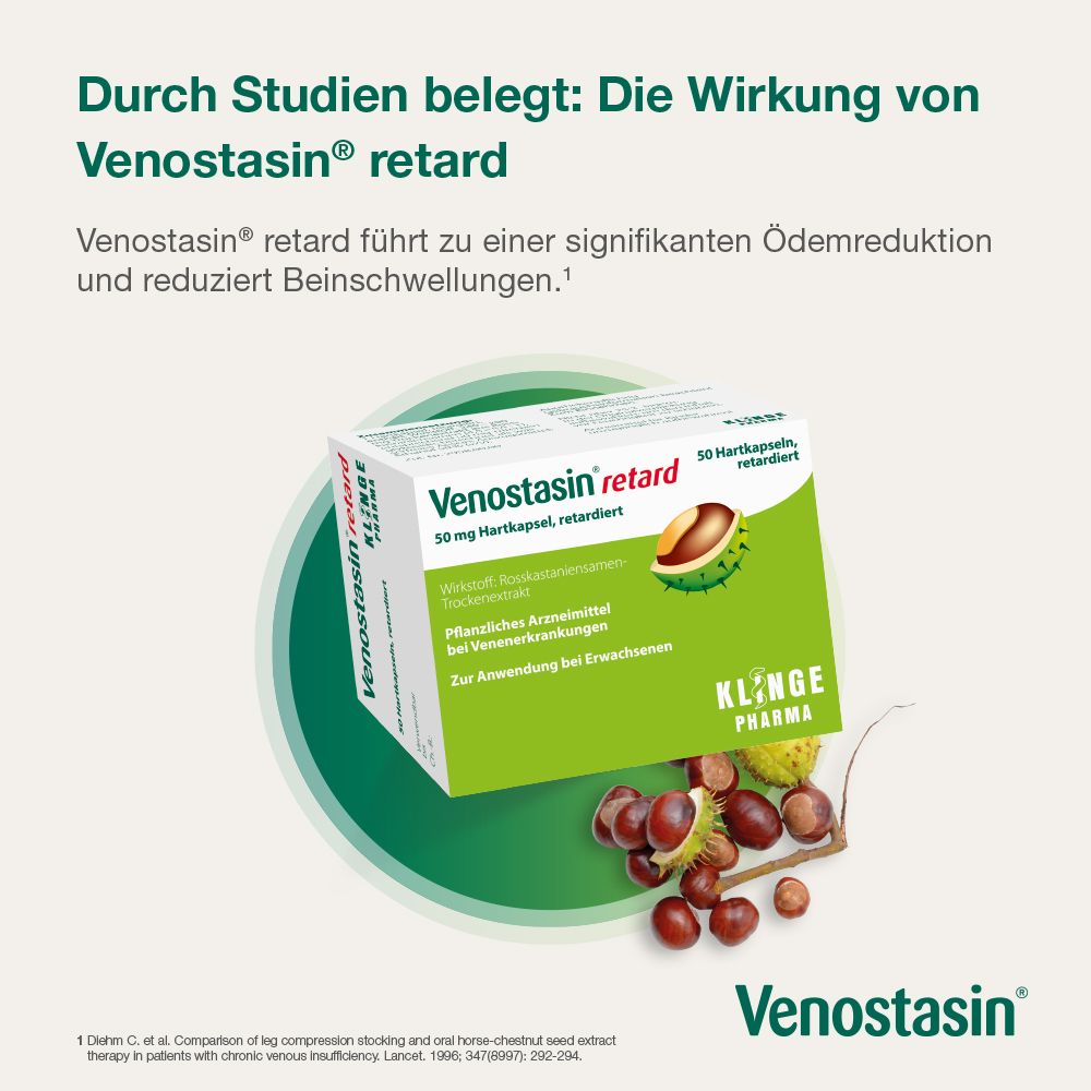 VENOSTASIN retard 50 mg Hartkapsel retardiert bei Venenleiden