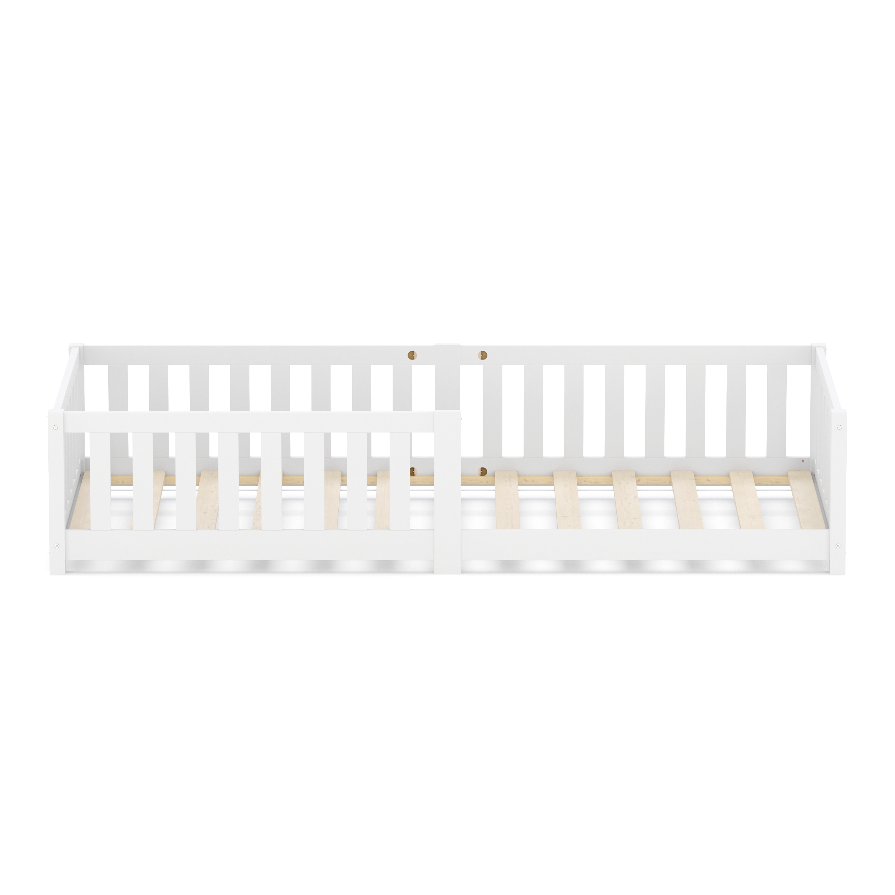 Bodenbett MOLA  90 x 200 cm weiss