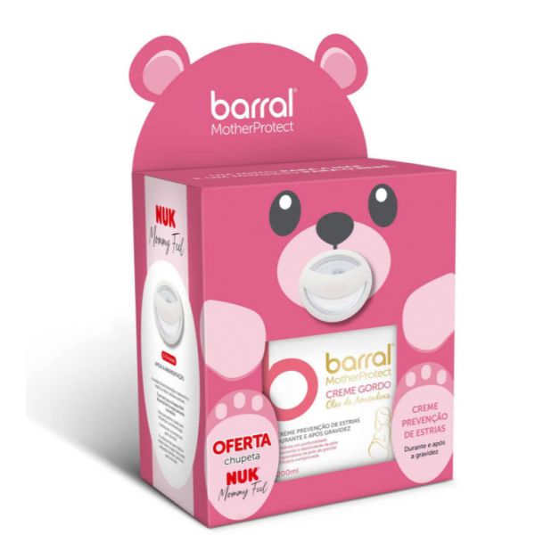 Barral Creme Gordo Óleo de Amêndoas 200ml   Chupeta Nuk