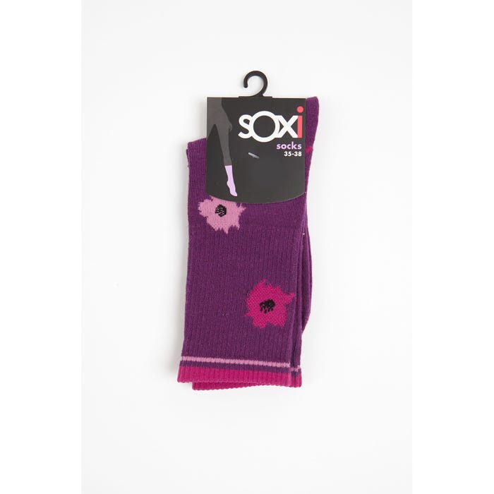 sOxi-Sokken rib bloemen - sOxi