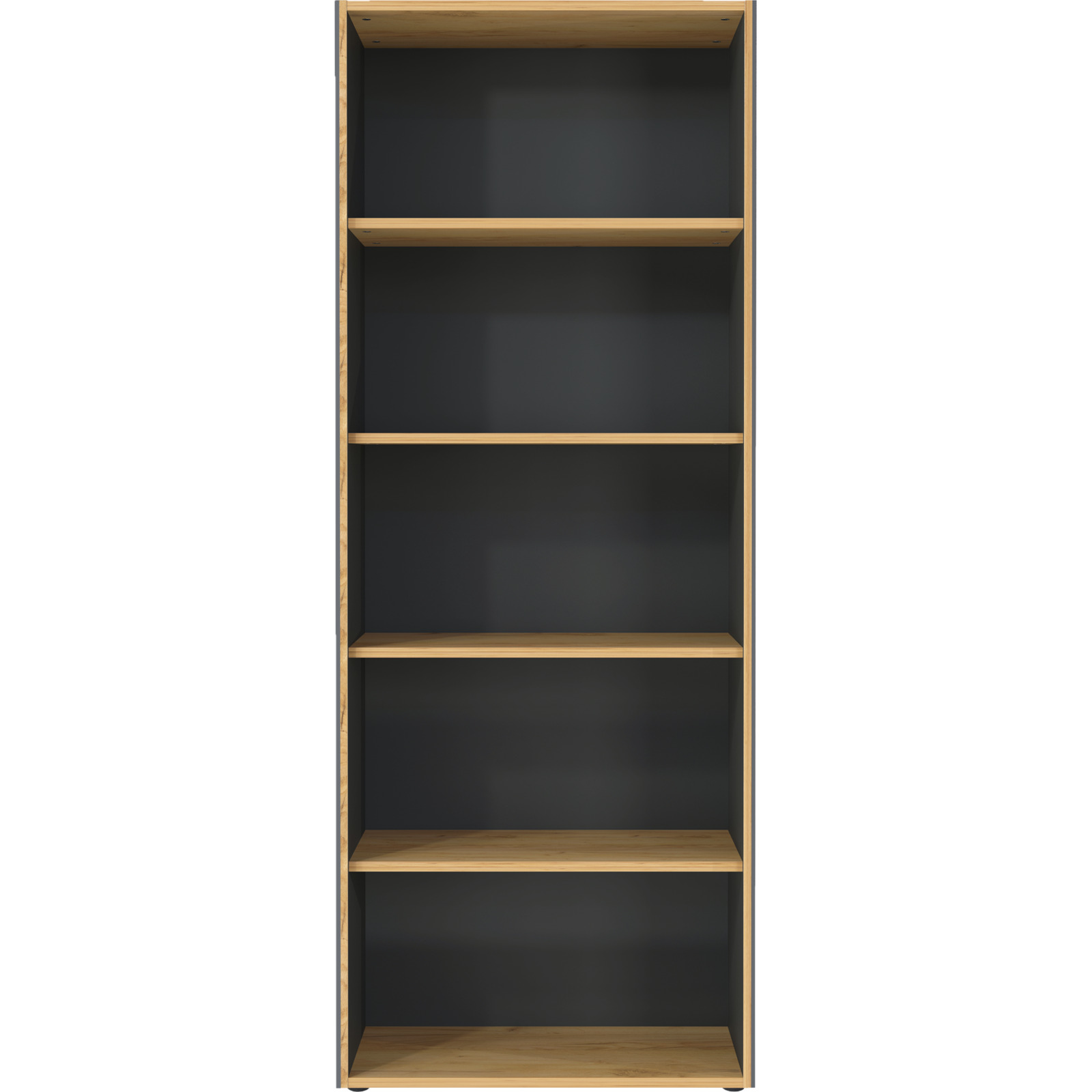 Regal Vito Dekor Eiche/Graphit-Optik 75 x 196 x 40 cm
