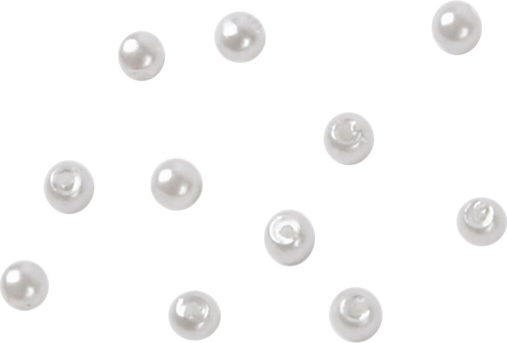 Voksperler - 3 MM - Hulstr. 0,7 MM - Perlemor - 150 Stk
