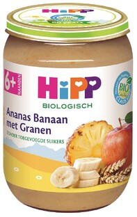 HiPP 6M  Ananas Banaan met Granen 190GR