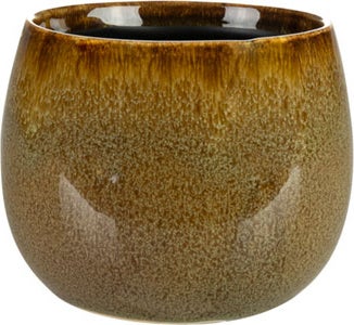 TS bloempot Odile bruin / groen D 13 H 11 cm