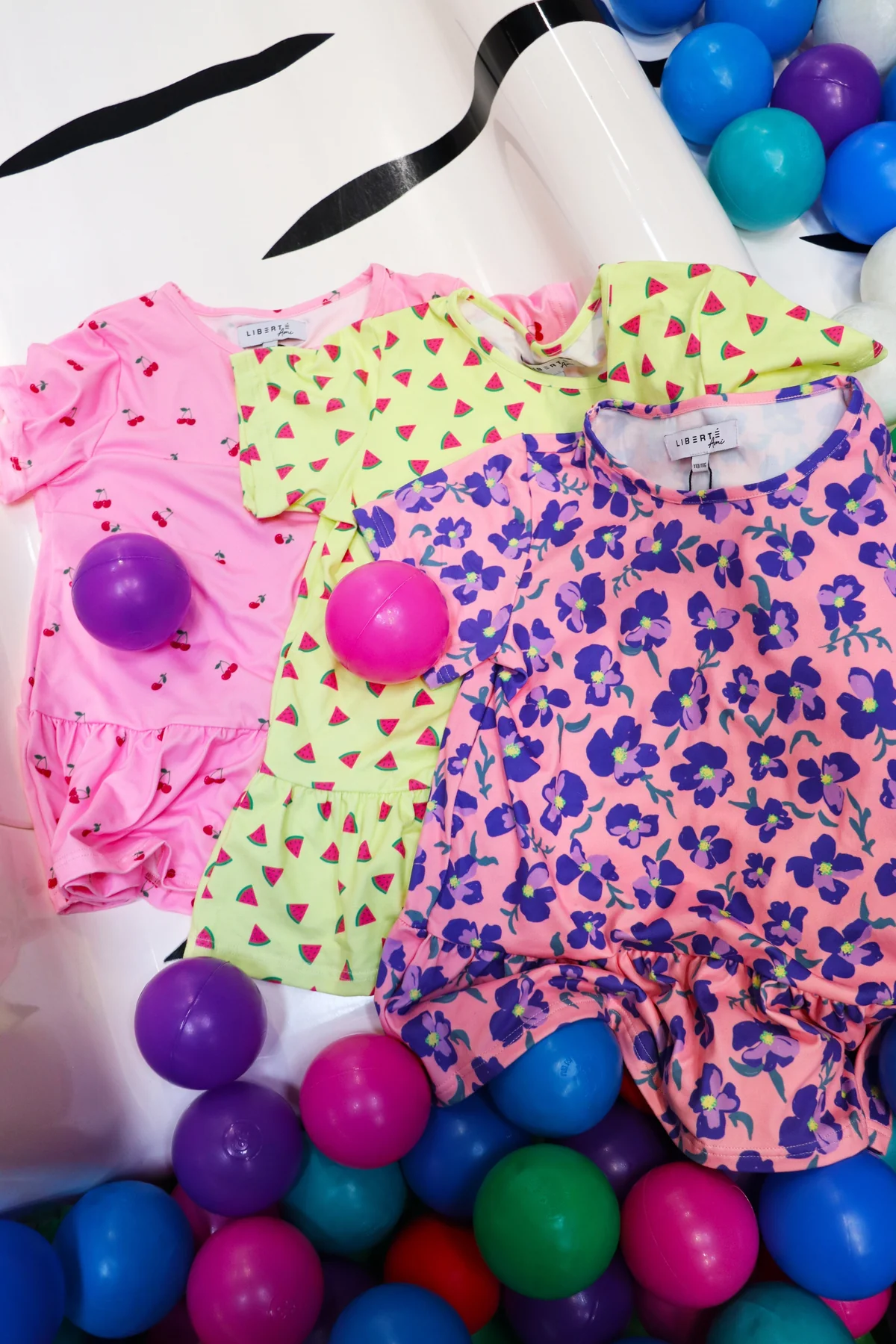 Liberte Ami Alma-Frill-T-Shirt (Kids) ellow watermelon