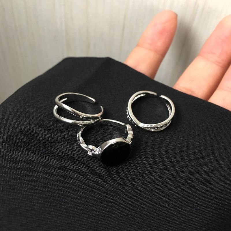 Borscht - Set van 3: Retro Alloy-ringen