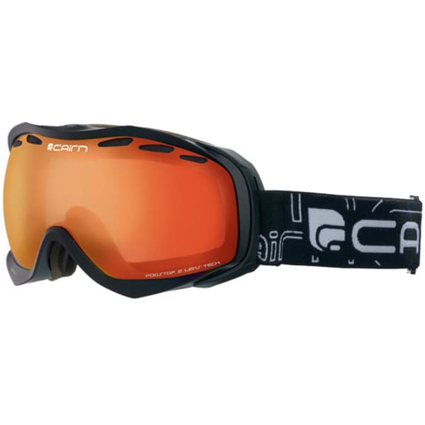Masque de ski CAIRN ALPHA SPX3000 IUM MAT BLACK ORANGE MIRROR
