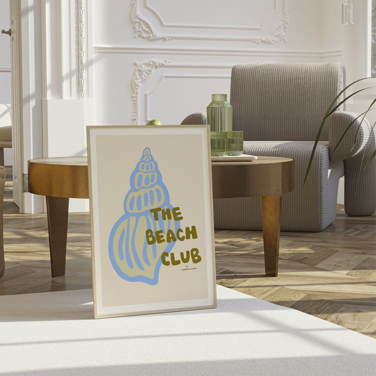 Poster & Frame Engberg Studio - The Beach Club Flerfarvet