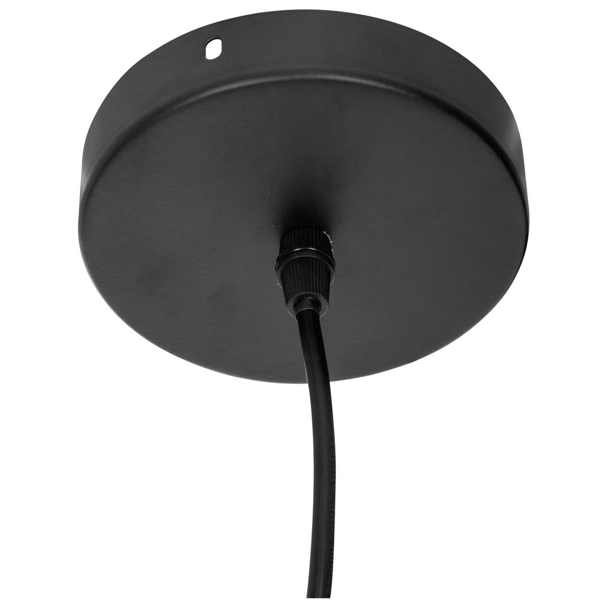 SUSPENSION METAL FIL CALY NOIR NATUREL D.75CM