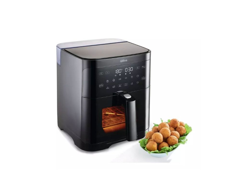 FRITADEIRA SEM ÓLEO AIRFRYER QILIVE Q.5650 STEAM COOK 5L