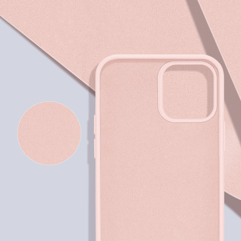 iPhone 12 / 12 Pro Cloud Series Silikon Case Hülle - Rosa