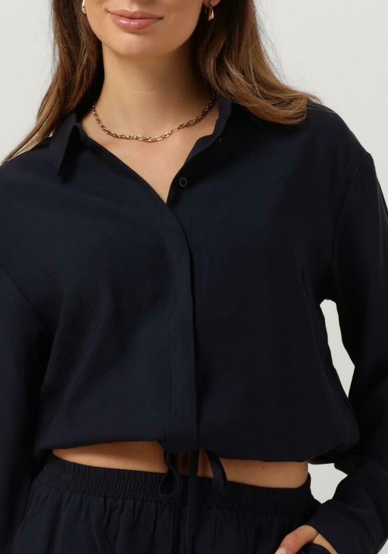LOLLYS LAUNDRY donkerblauwe lollys laundry blouse tobago