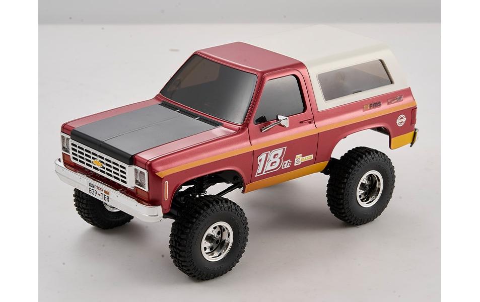 Scale Crawler Chevrolet K5 Blazer PRO, Rot RTR, 1:24<br>Offiziell lizenzierte Chevrolet K5 Blazer Pro im Massstab 1:24 mit 2-Gang-Getriebe