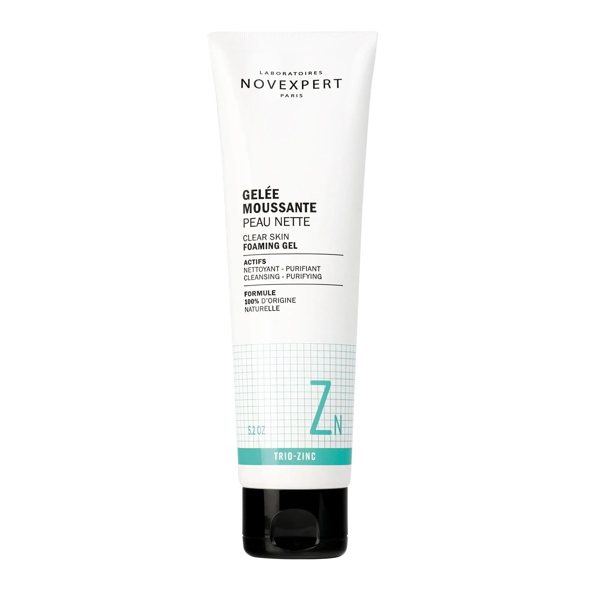 Novexpert - Trio Zinc Gelée Moussante Peau Nette- Detox et peau parfaite