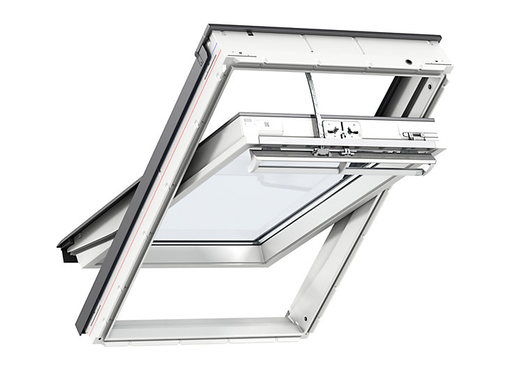 Fenêtre de toit motorisée électrique Velux Integra® confort Everfinish - polyuréthane L. 78 x H. 98 cm