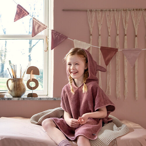 Sebra vlaggenslinger blossom pink
