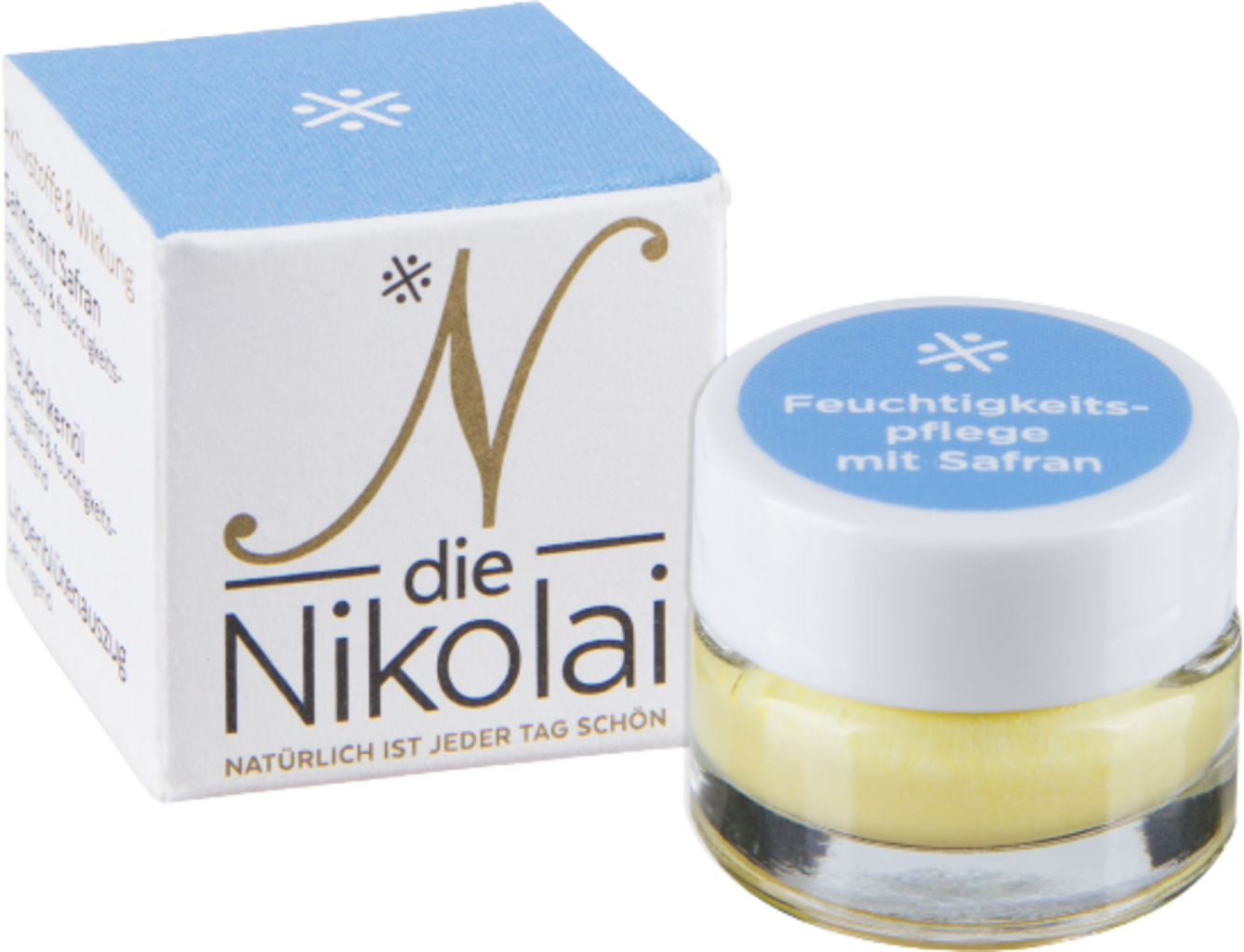 dieNikolai  Feuchtigkeitspflege mit Safran, 5 ml Kennenlerngröße