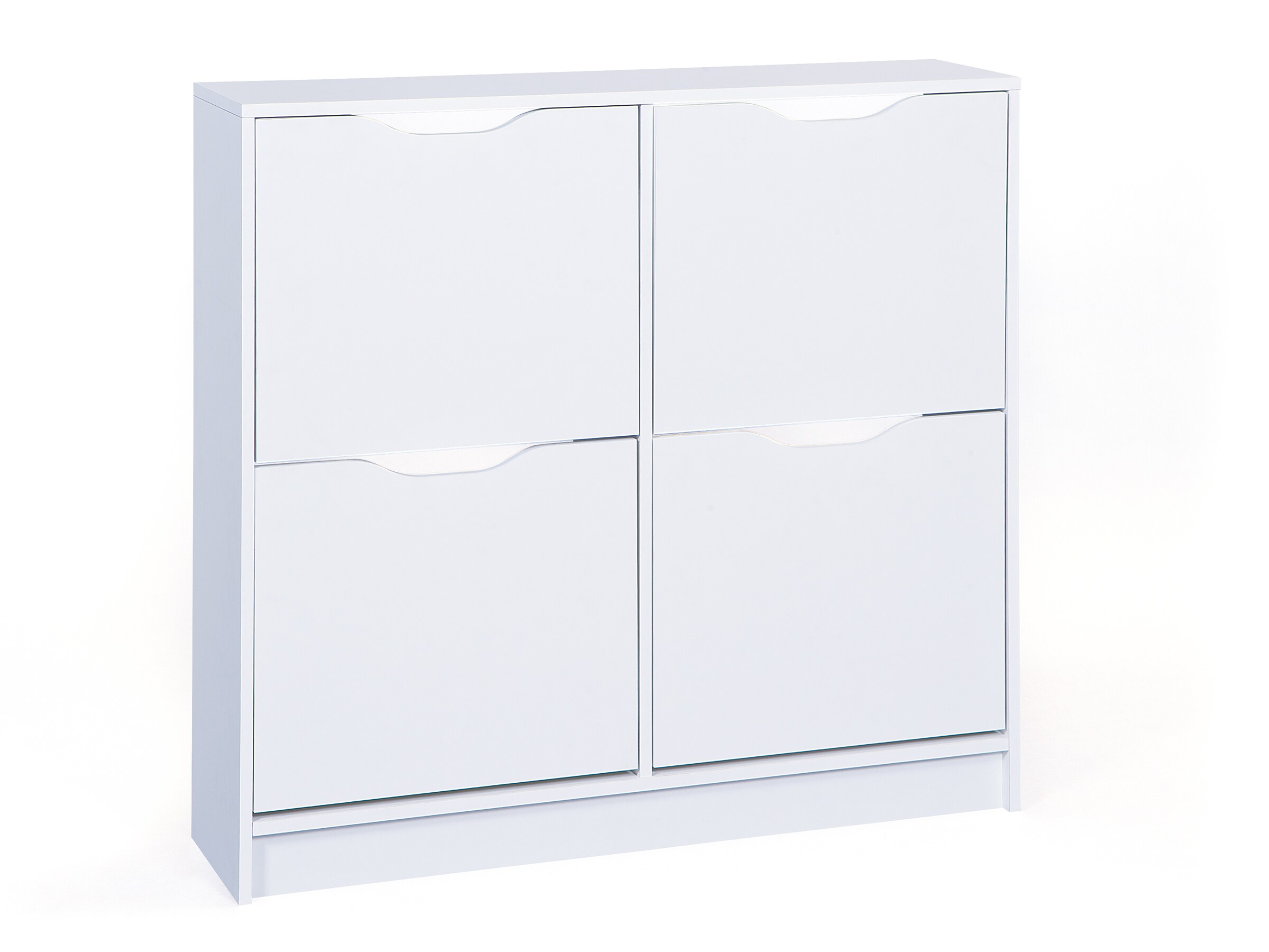 Inter Link Schuhschrank Schuhkipper Westphalen - 4 Klapptüren weiss