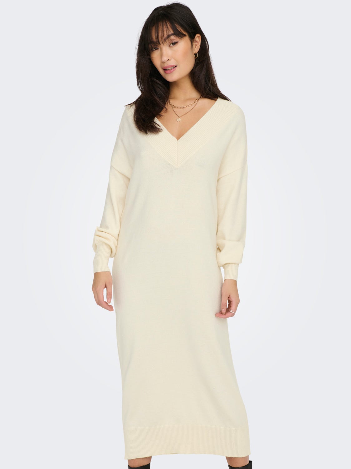 ONLFIA Kleid Whitecap Gray