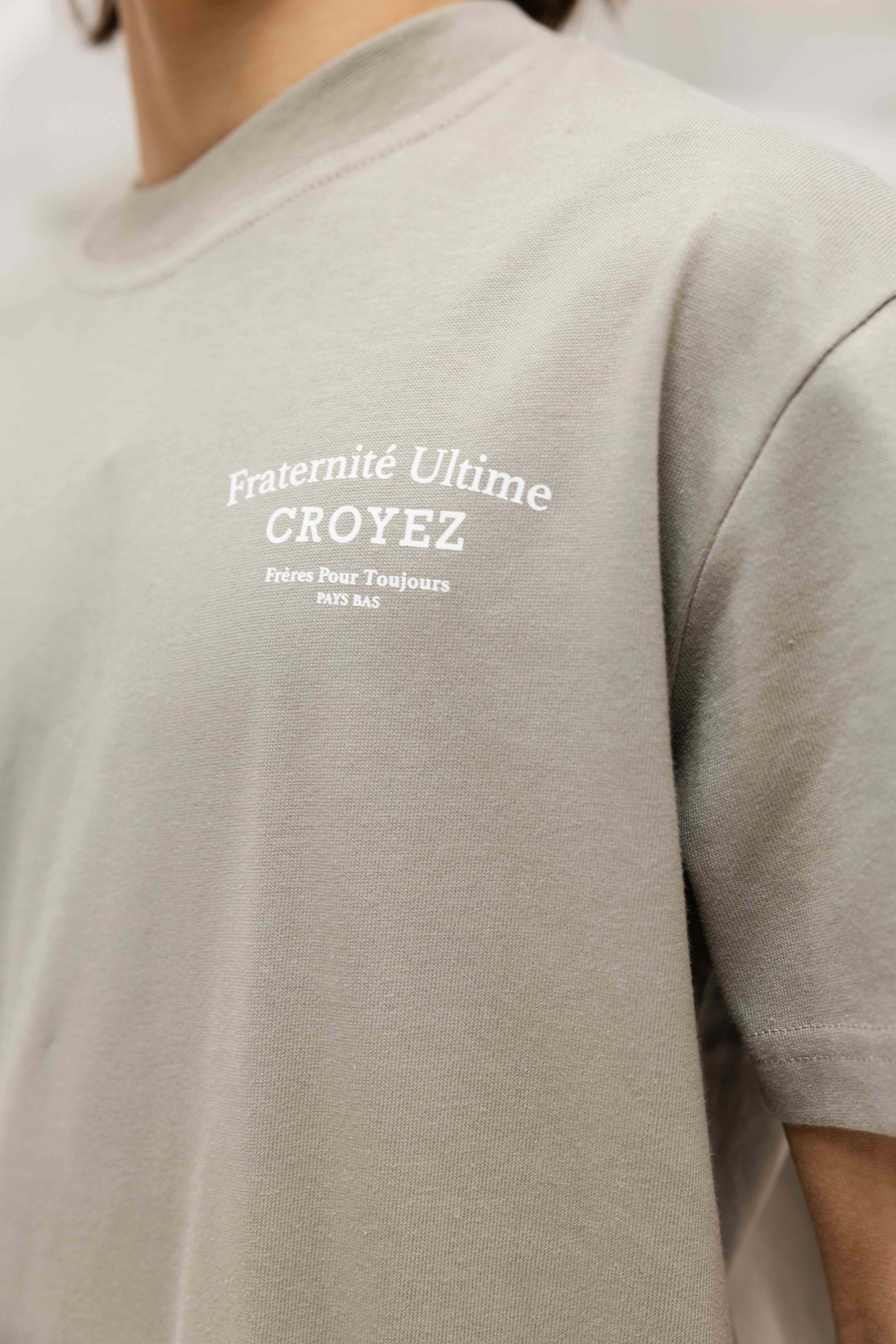 Croyez Mini Fraternité T-Shirt Kids Grijs