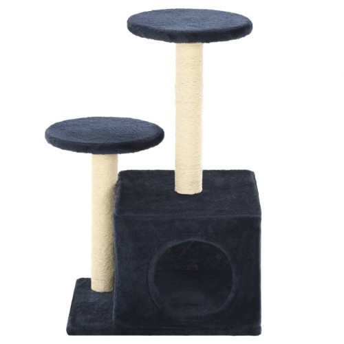 Arranhador azul para gatos com sisal