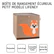 Boîte de rangement en tissu pour enfant 