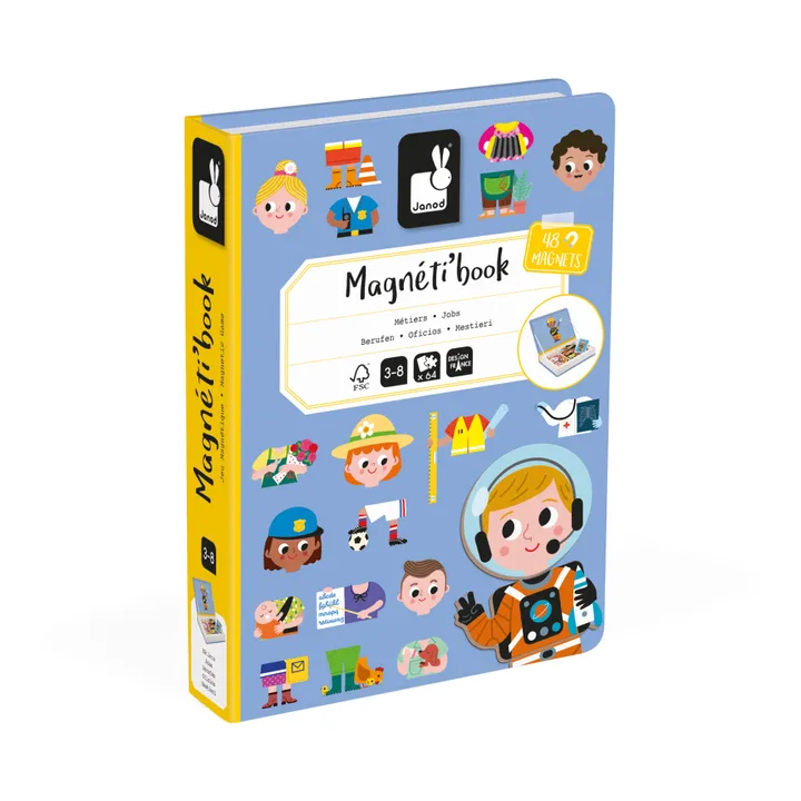 Janod Jeu Magneti'Book - Métiers