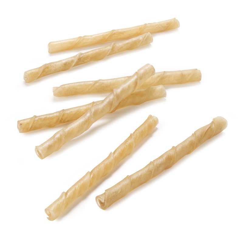 Barkoo Bâtonnets torsadés à mâcher (peau de bœuf) pour chien
