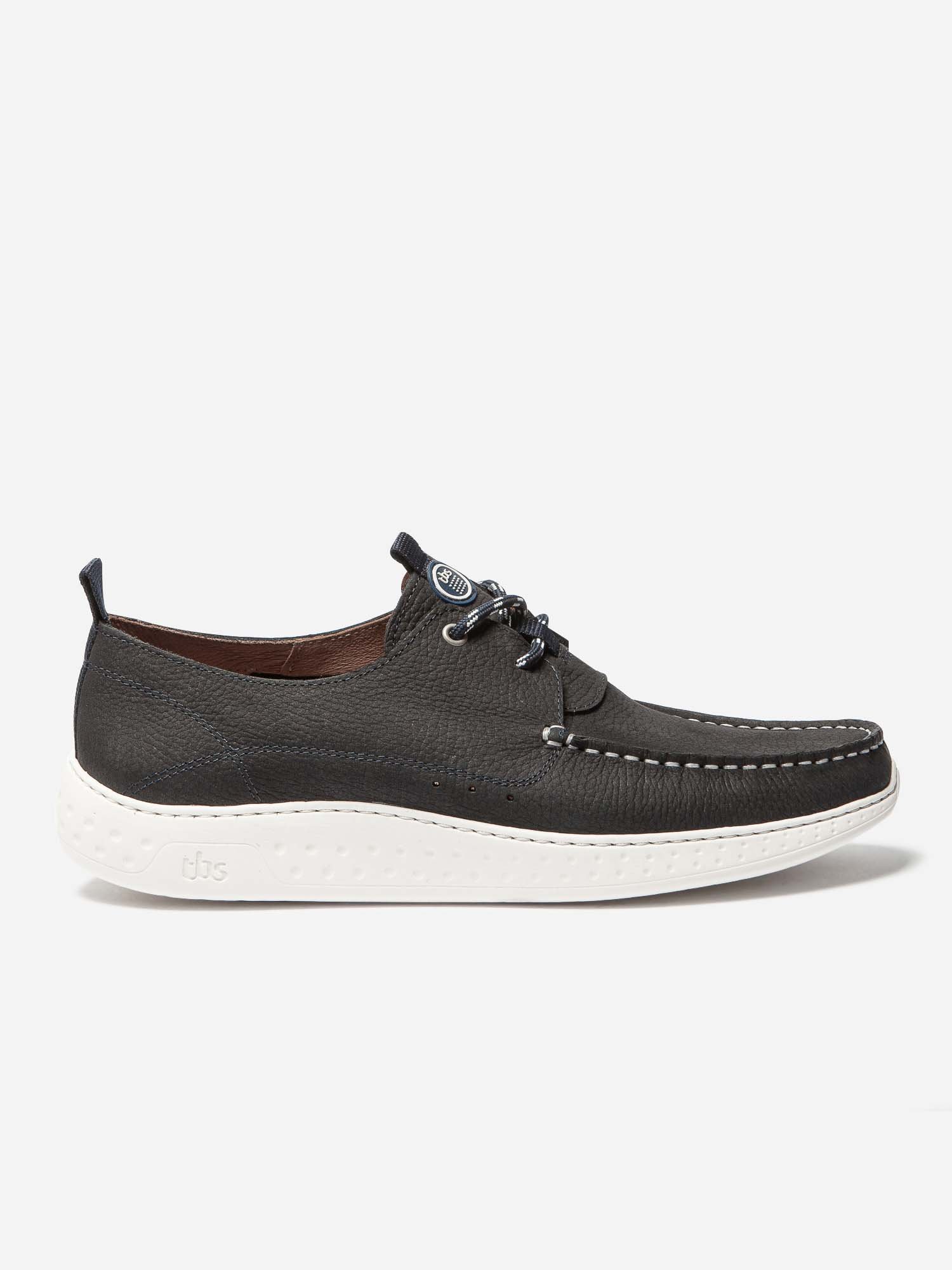Chaussures Bateau Homme Confort Purefoam® Cuir Bleu