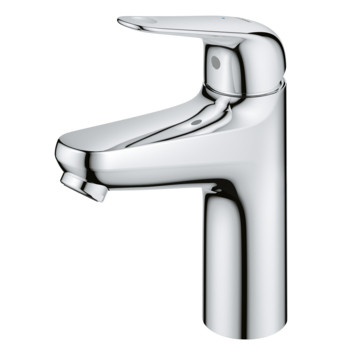 Grohe wastafelkraan Swift Medium-size  Push open Chroom