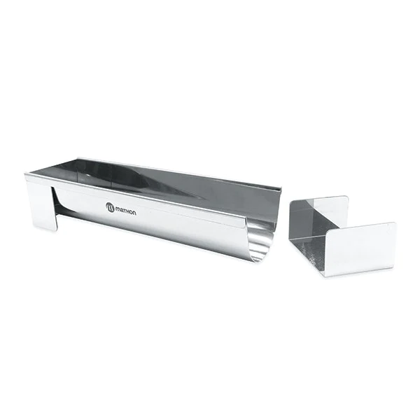 Gouttière à bûche démontable en inox 30 cm Mathon