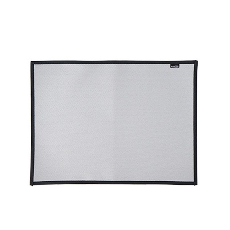 (46x35cm) Feuerfeste Camping Grill Unterlage Hitzeschutz Matte Wärme Isolations Pad - Grau