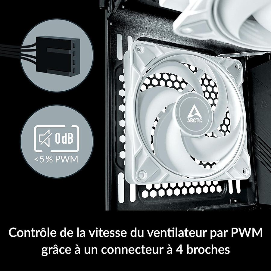 Arctic P12 Max - Blanc