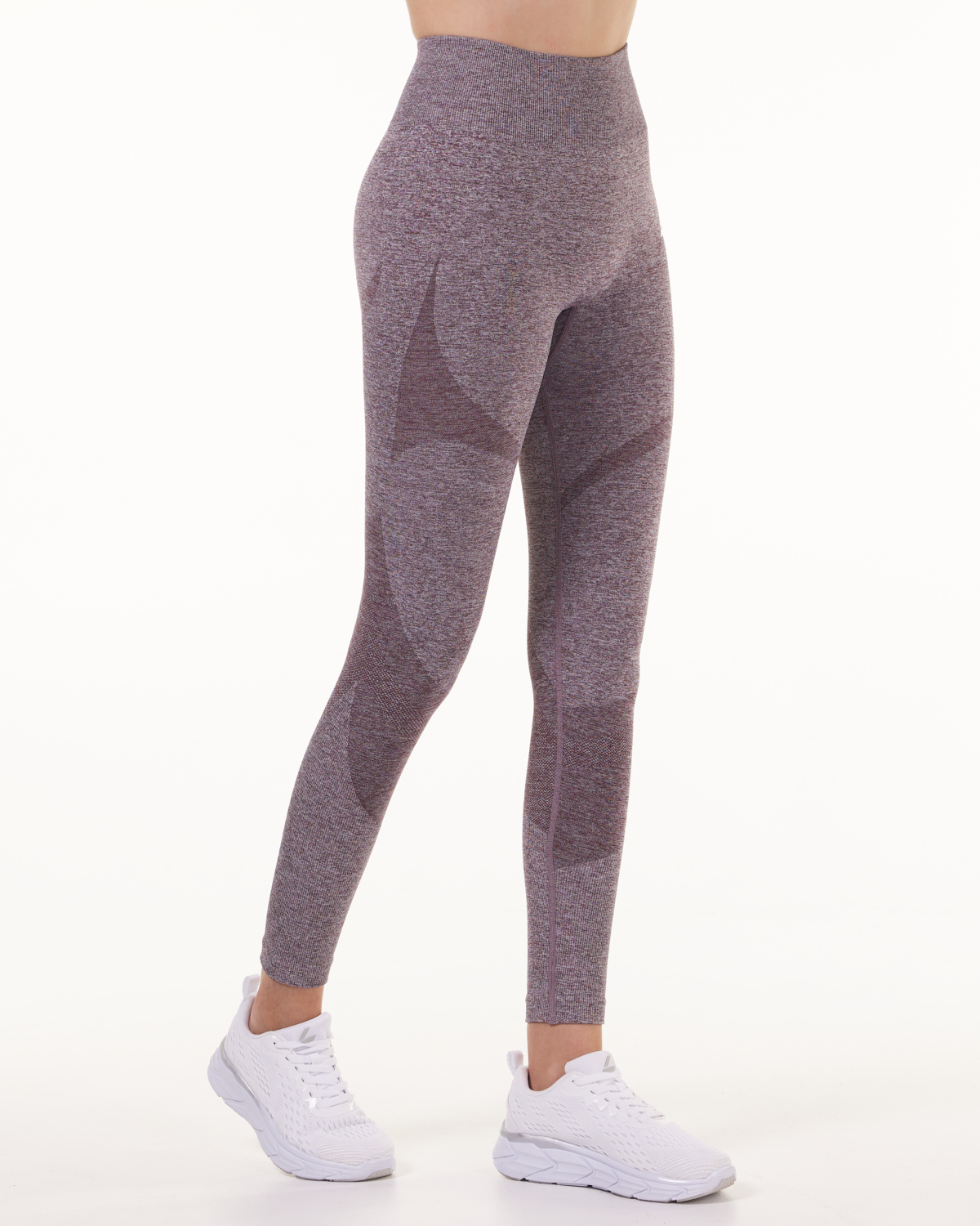LEVITY Solar Seamless Tights Red Dusty Marl