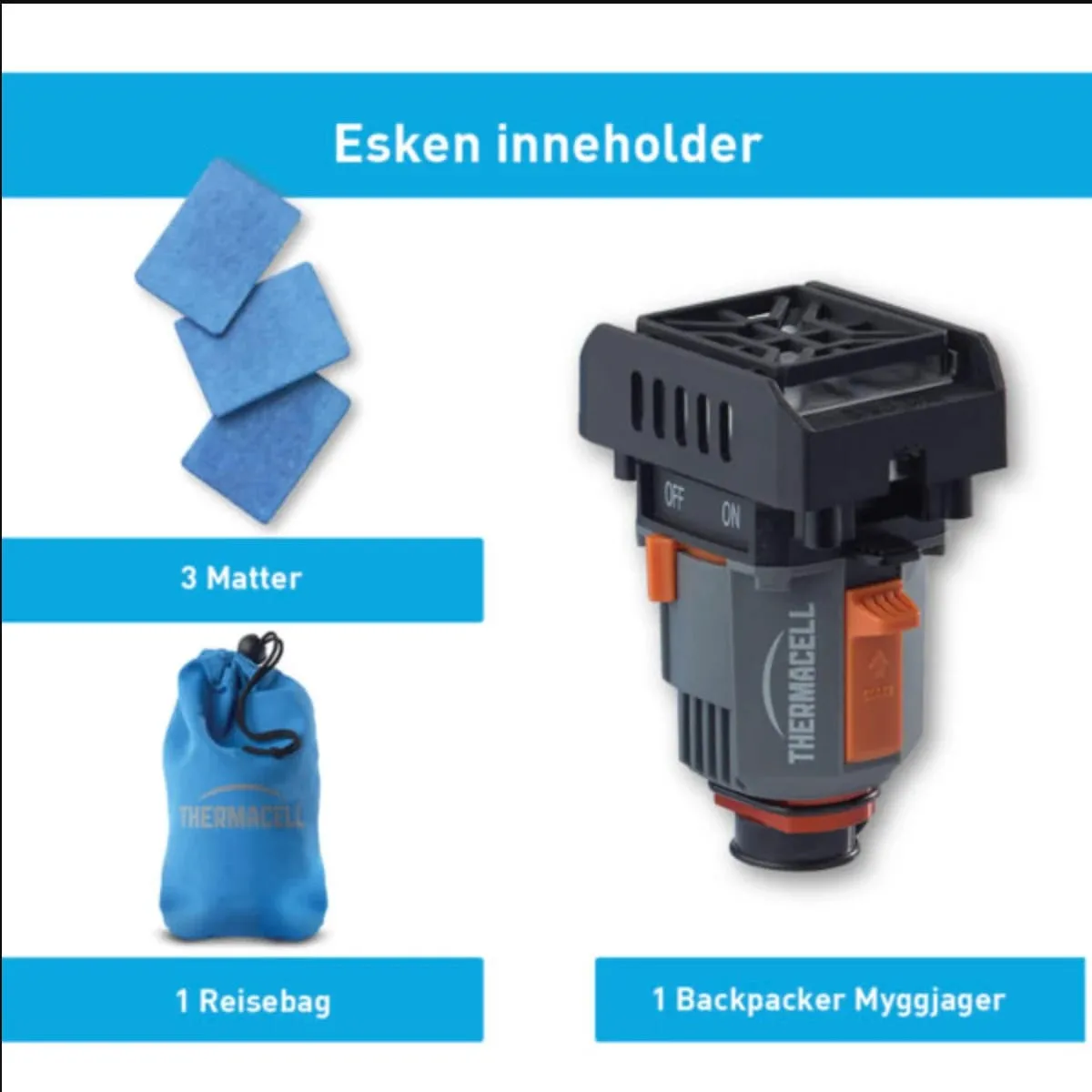 ThermaCELL Mot Mygg Backpacker