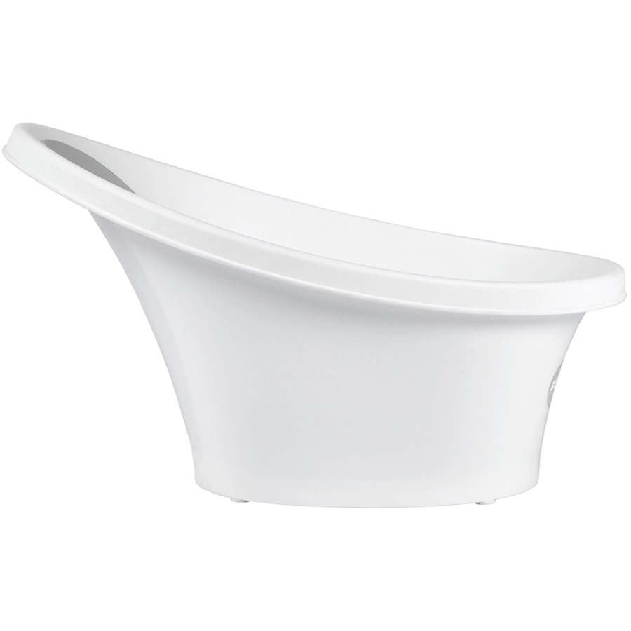shnuggle® Babybadewanne in weiß  hellgrau