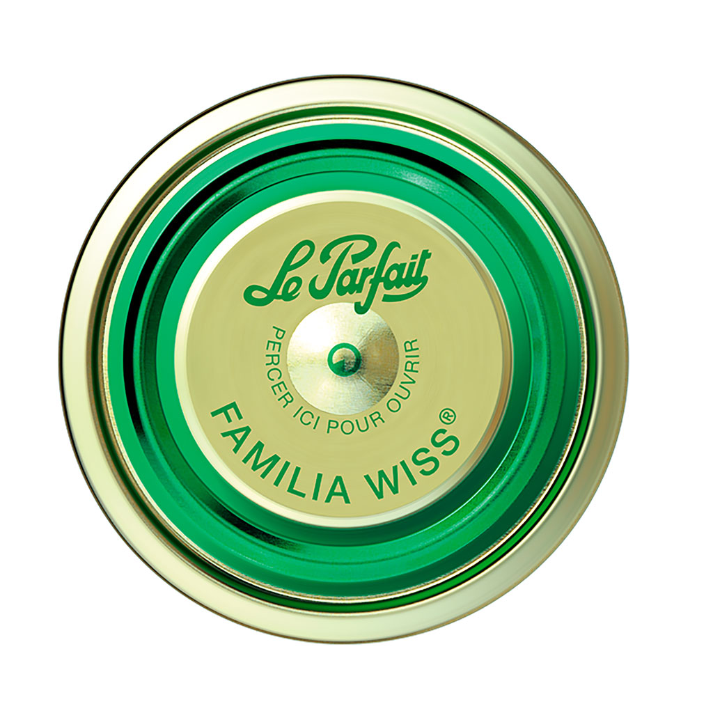 Lot de 12 capsules pour terrines vert D 100mm - LE PARFAIT